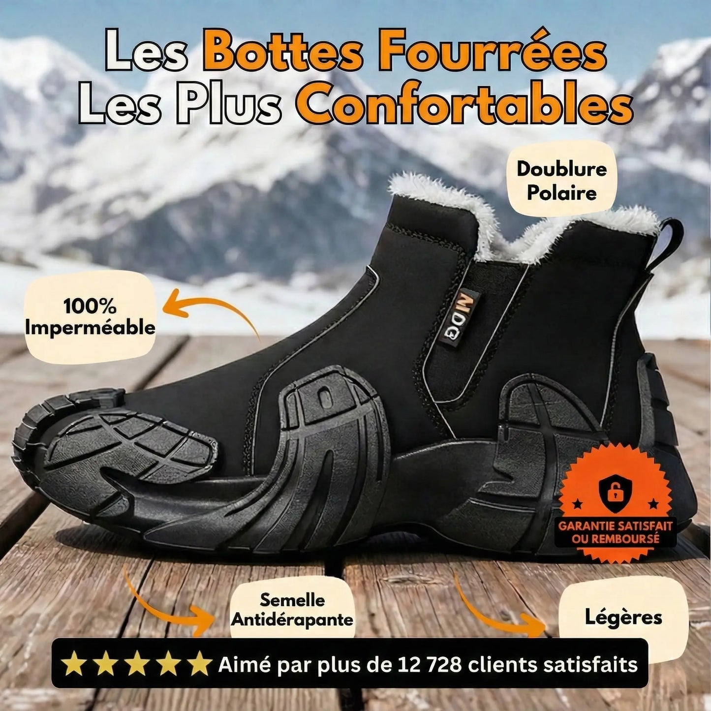 ThermaBottes™ – Les Bottes Fourrées & 100% Imperméables