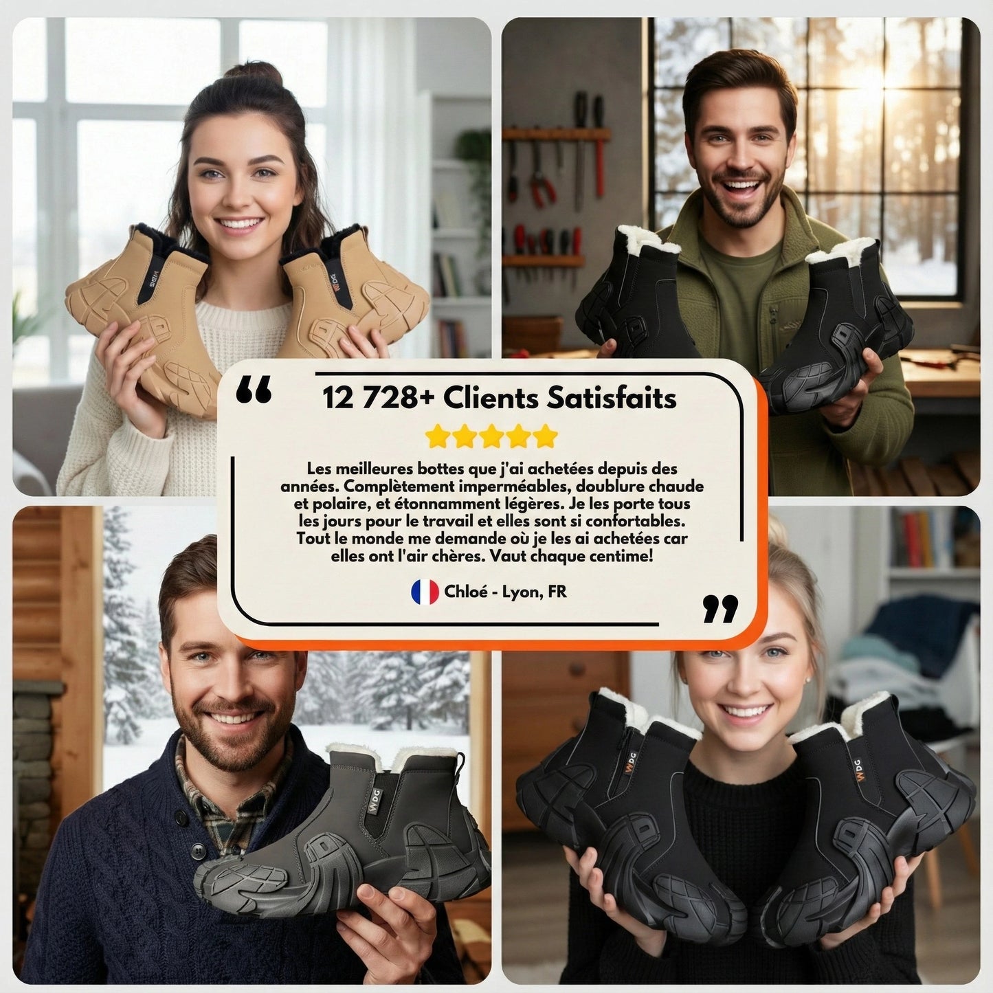 ThermaBottes™ – Les Bottes Fourrées & 100% Imperméables