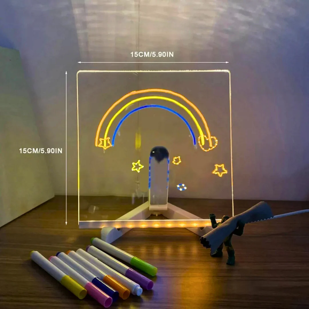 Le tableau lumineux qui transforme chaque dessin en œuvre magique
